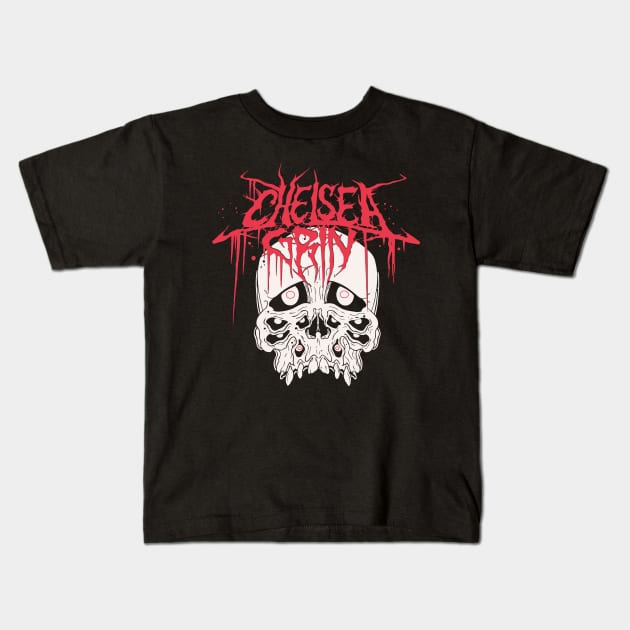 chelsea-grin-high-resolution Give your design a name! Kids T-Shirt by Dermot Norma